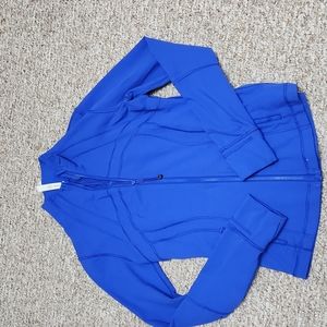 Lululemon Define Jacket Sz 8 Royal Blue